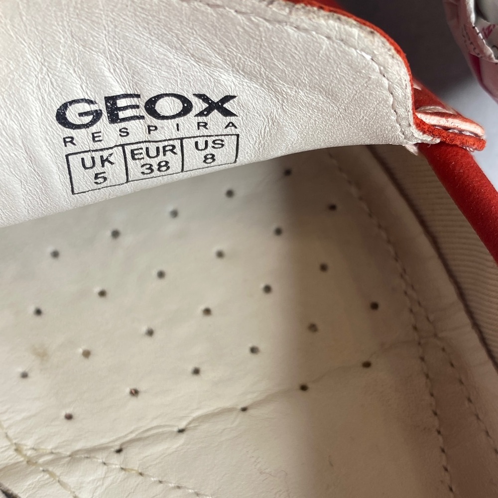 Geox Women's Vibrant Red Loafers - Picture 6 of 6